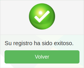 La inscripción terminada.